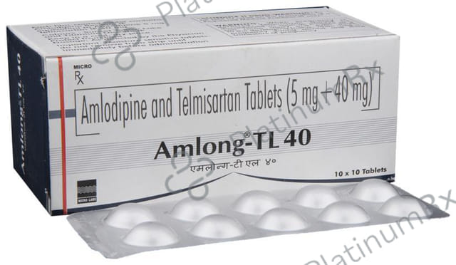 Amlong TL 40/5mg Tablet 10s