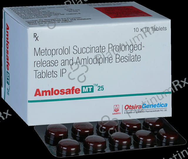 Amlosafe MT 5/25mg Tablet PR 10s