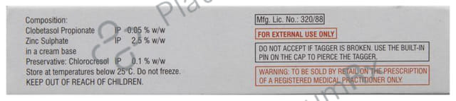 Zincoderm 0.05% Cream 15gm