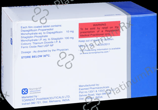 Sitaxa D 10/100mg Tablet 10s