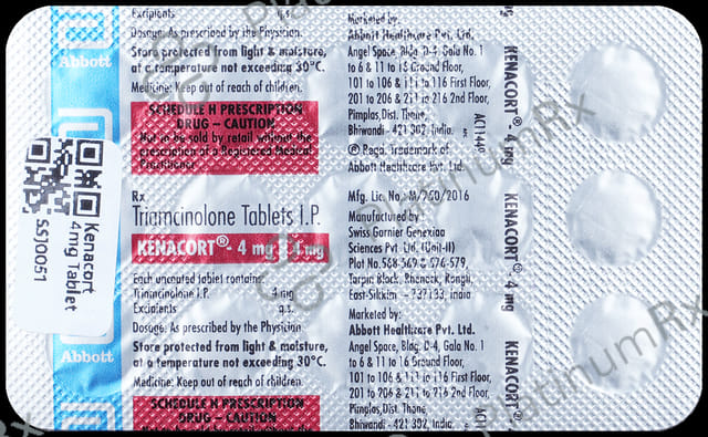 Kenacort 4mg Tablet 15s