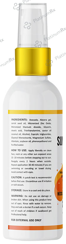 Vanalaya Sunscreen SPF 50+ Lotion 100ml