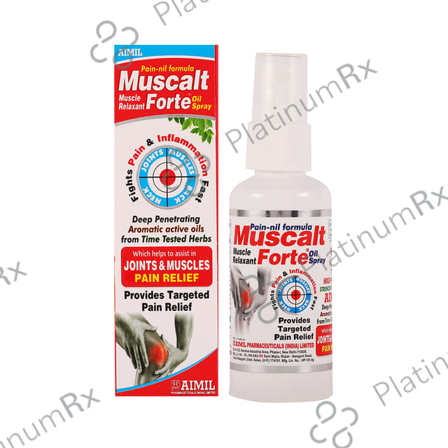 Aimil Muscalt Forte Oil Spray - Relieves Joint & Muscle Pain 30 ml