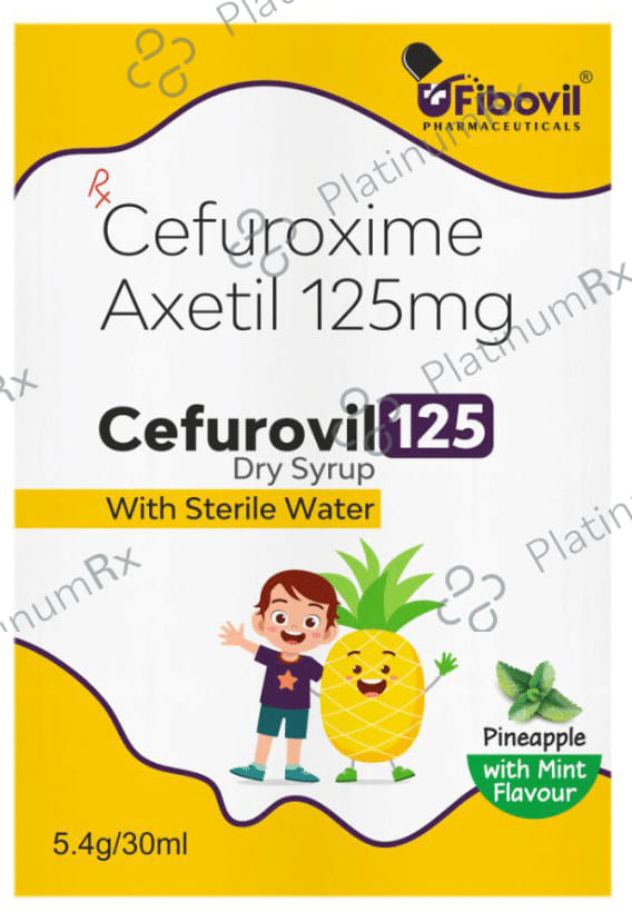 Cefurovil 125 Dry Syrup Pineapple with Mint