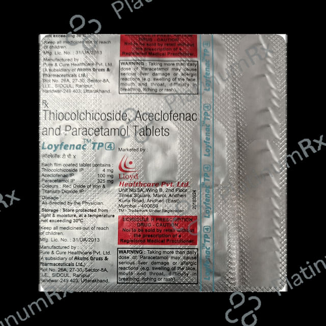 Loyfenac TP 4 Tablet 10 Tablet