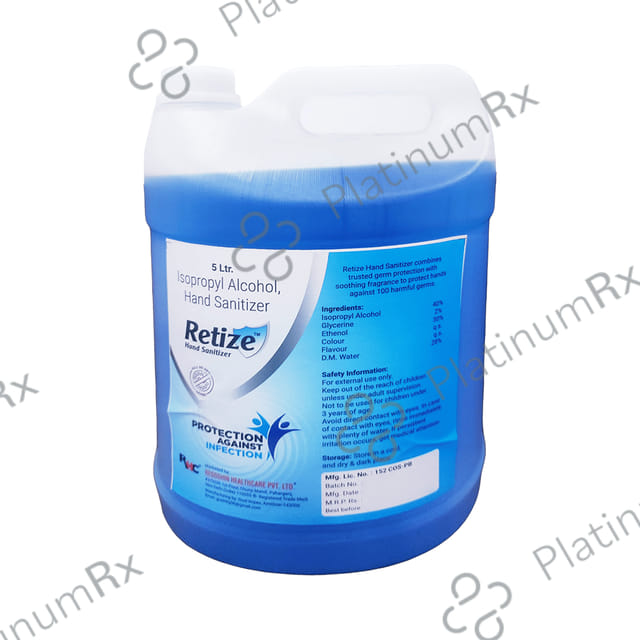 Retize Hand Sanitizer 5 Ltr