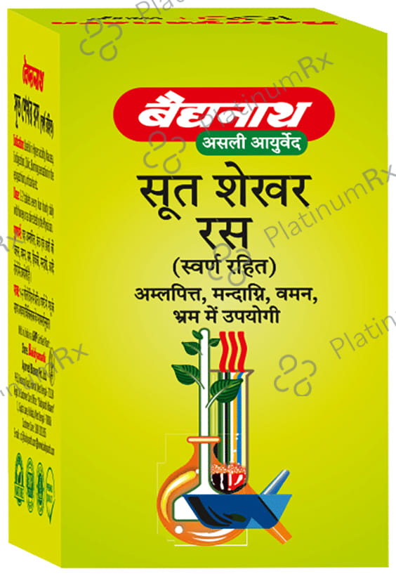 Baidyanath Sutshekhar Ras Tablet - For Hyperacidity & Indigestion Relief