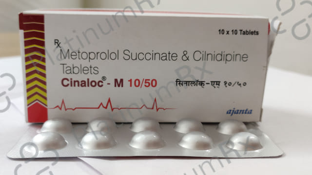 Cinaloc M 10/50mg Tablet 10s