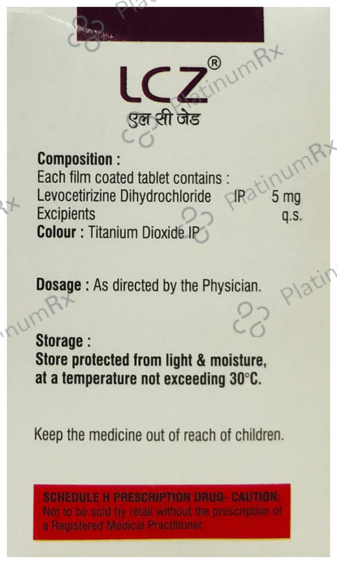 LCZ 5mg Tablet 15s