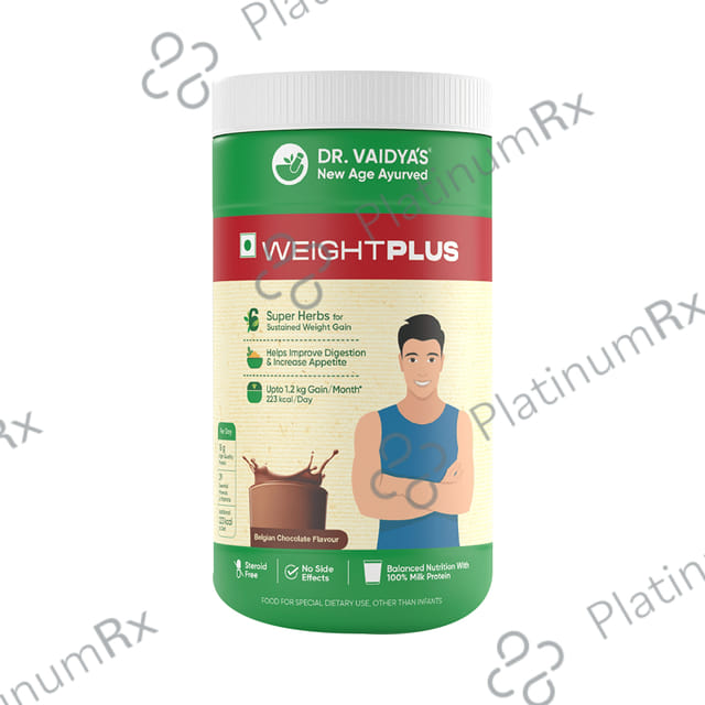 Dr. Vaidya's Weight Plus Powder Belgian Chocolate
