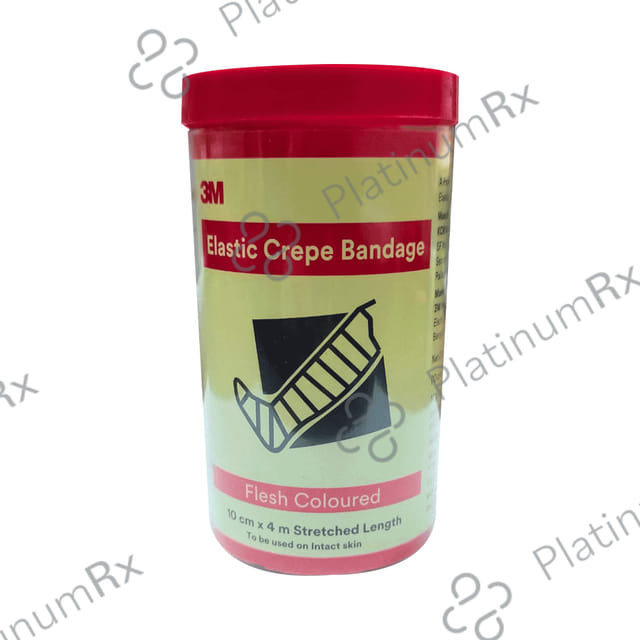 3M Elastic 10cm x 4m Crepe Bandage 1s