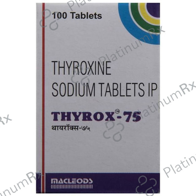Thyrox 75 Tablet 100 Tablet