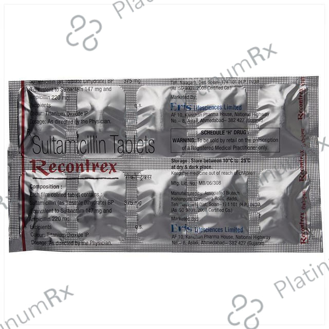 Recontrex 375mg Tablet 10s