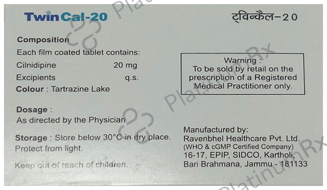 Twincal 20mg Tablet 10s