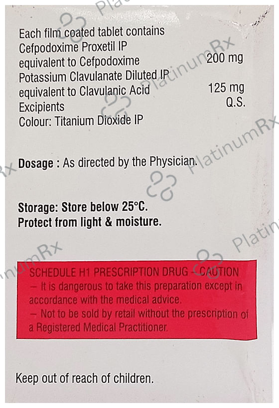Xop CV 200/125mg Tablet 15s