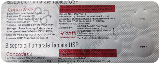 Concovas 5mg Tablet 10s