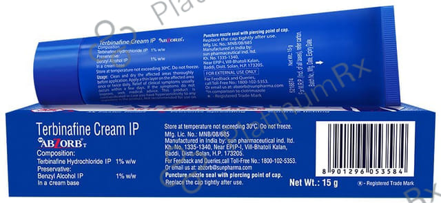 New Abzorb T Anti Fungal Cream 15 Cream