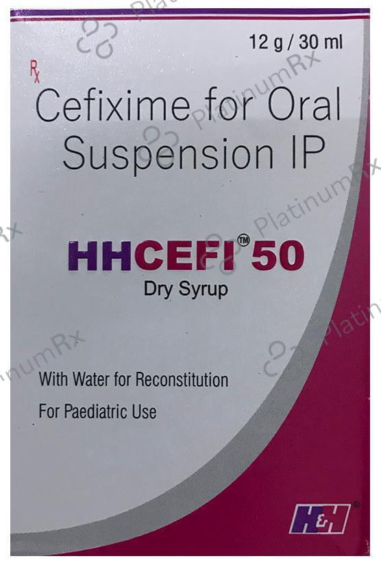 Hhcefi 50mg Dry Syrup 30ml