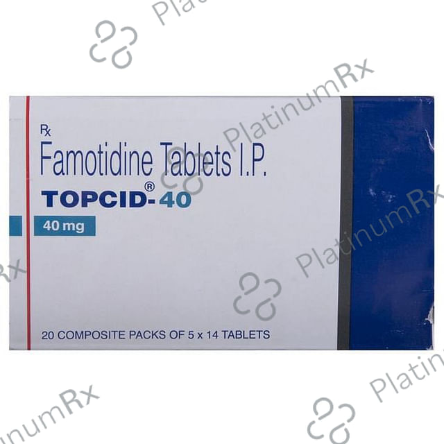 Topcid 40mg Tablet 14s