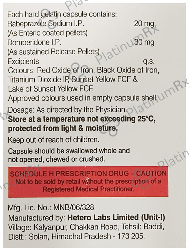 Ravola D 30mg/20mg Capsule SR