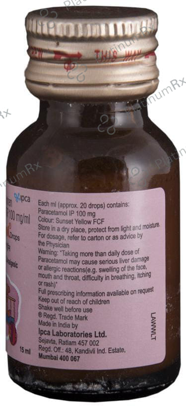 Pacimol 100mg Drops 15ml