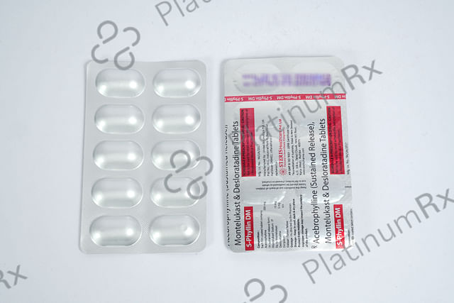S Phyllin DM SR 200/5/10mg Tablet SR 10s