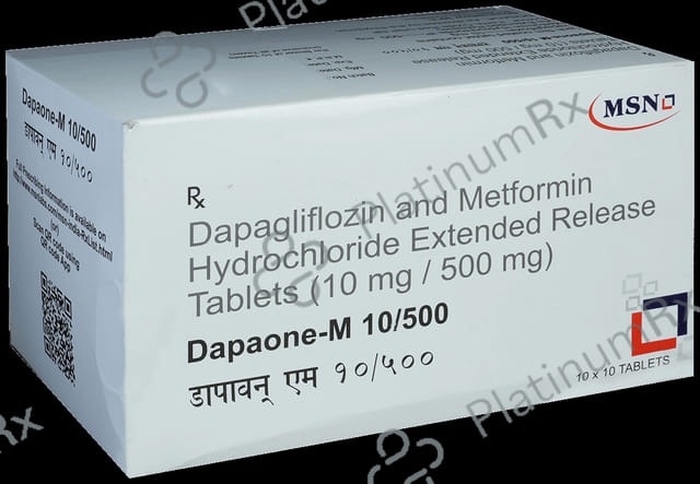 Dapaone M 10/500mg Tablet ER 10s
