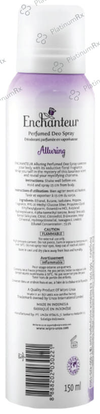 Enchanteur Perfumed Deo Spray Alluring