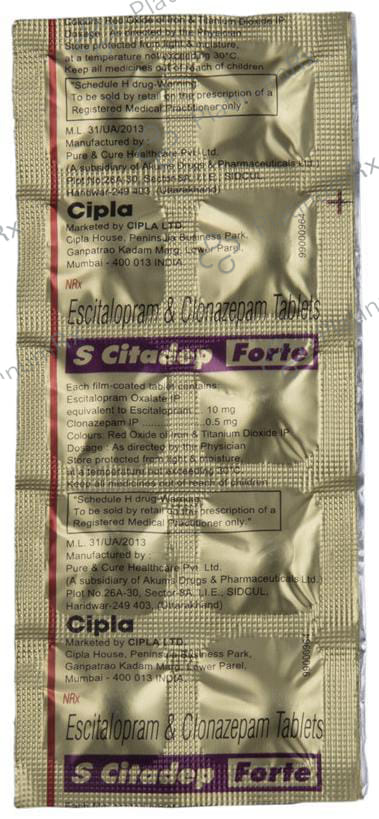 S Citadep Forte Tablet