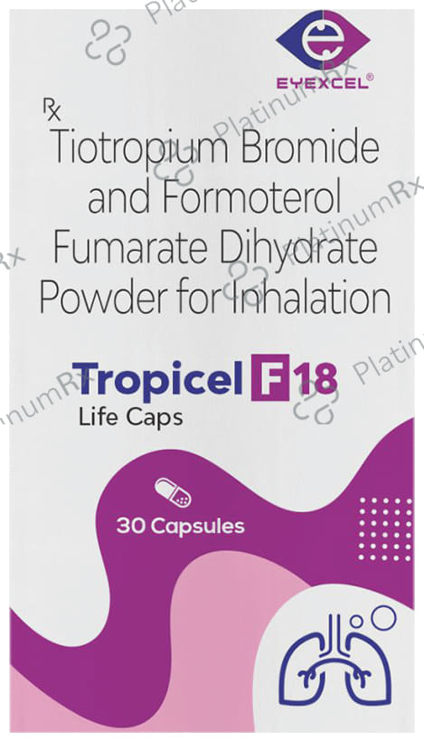 Tropicel F 18/12mcg Capsule 30s
