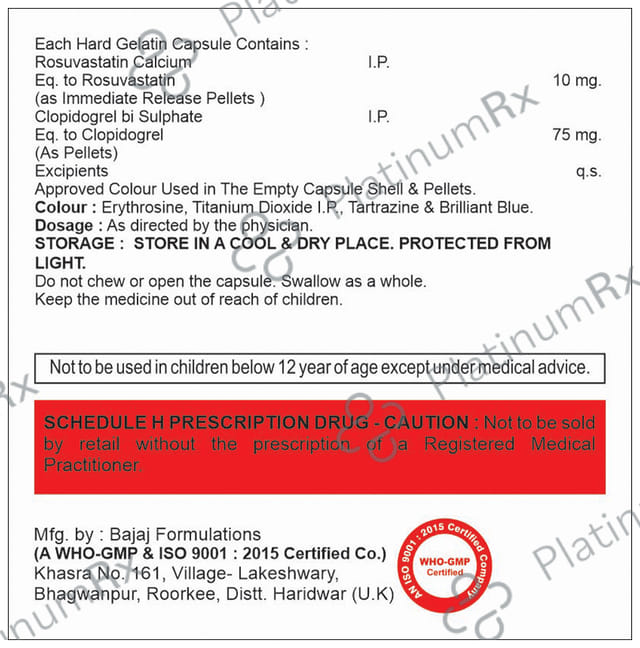 Rosuquid-CV 10 Capsule IR