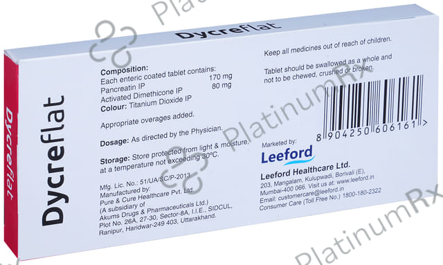 Dycreflat 170/80mg Tablet 10s