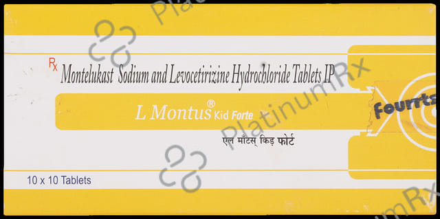 L Montus Kid Forte 2.5/5mg Tablet 10s