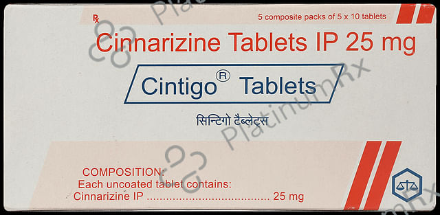 Cintigo 25mg Tablet 10s