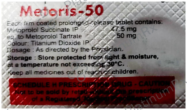 Metoris 50mg Tablet 10s
