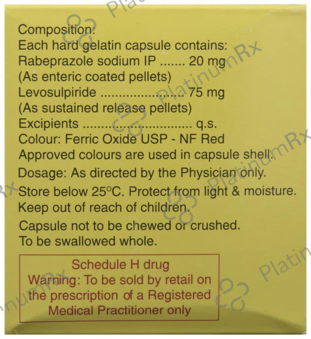 Pepcia L 75/20mg Capsule SR 10s