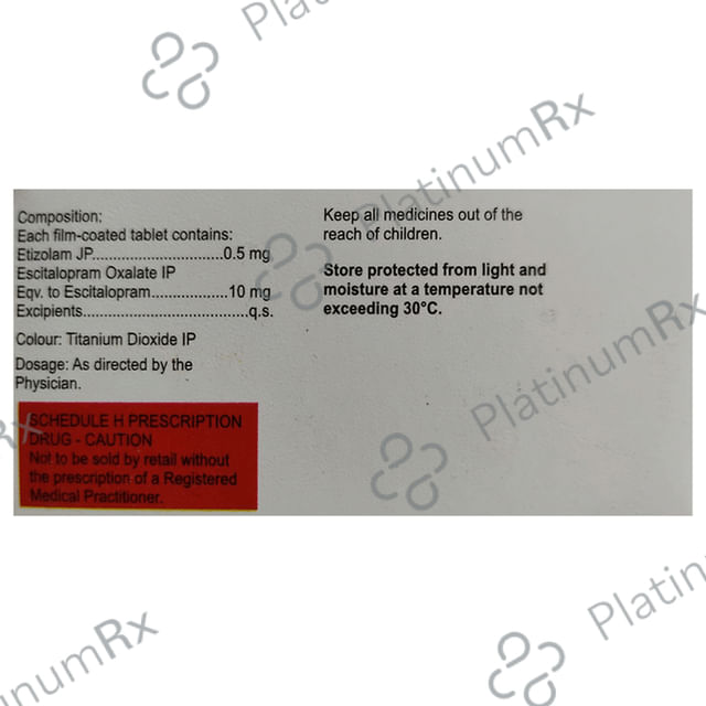 Folpose Plus 10/0.5mg Tablet 10s