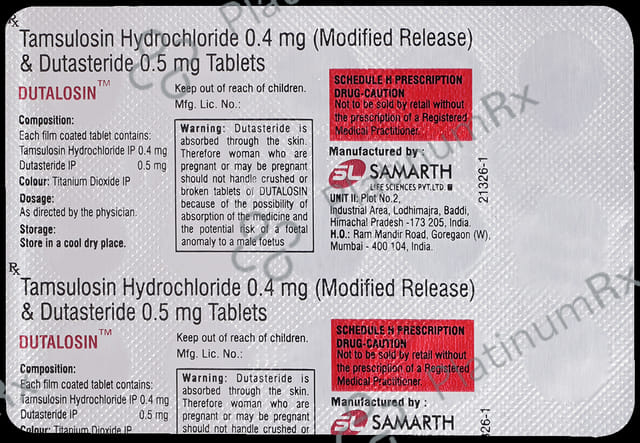 Dutalosin 0.5/0.4mg Tablet MR 15s