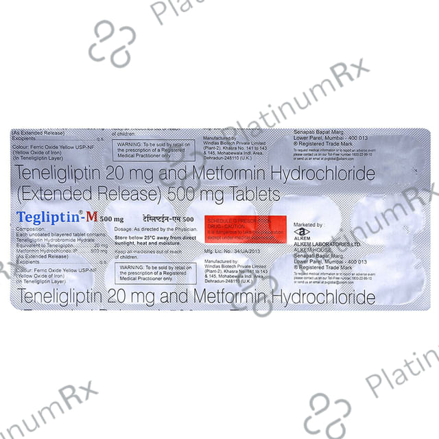 Teglipt M 500mg/20mg Tablet