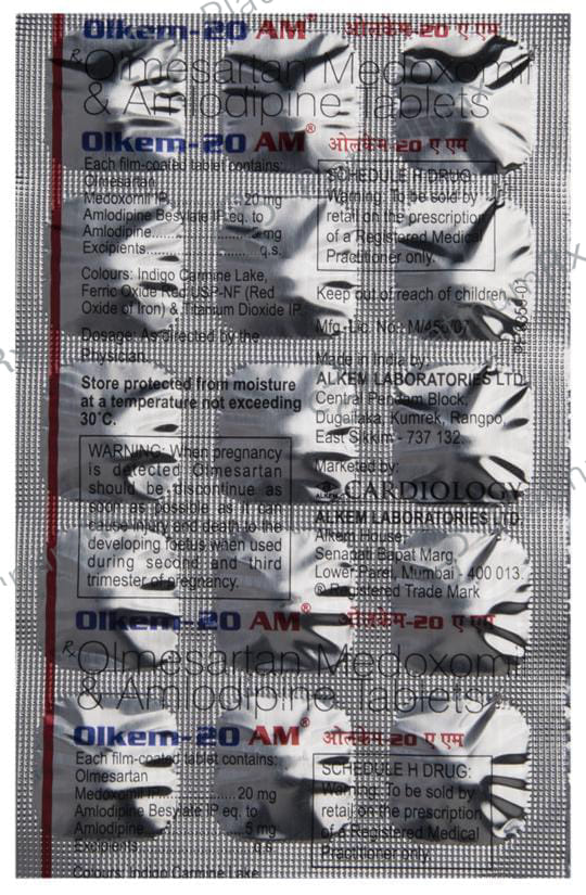 Olkem AM 5/20mg Tablet 15s