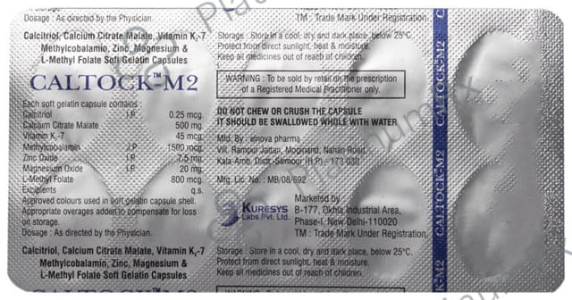 Caltock M2 Soft Gelatin Capsule 10s