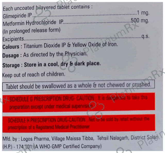 Zayoryl M1 SR Tablet 10s