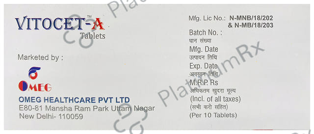 Vitocet-A Tablet