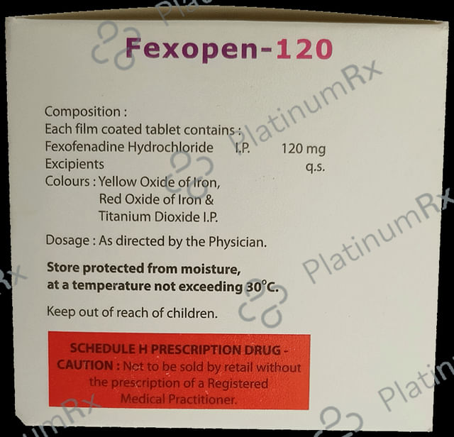 Fexopen 120 Tablet