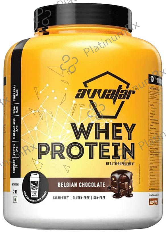 Avvatar Whey Protein Powder Belgian Chocolate