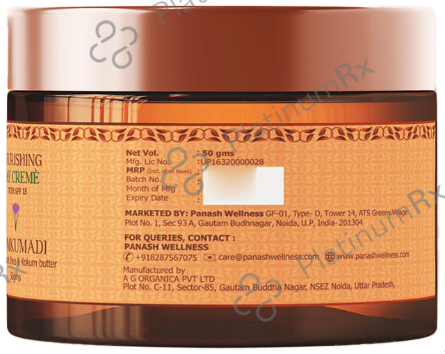 Panash Nourishing Day Creme Kumkmadi SPF 15 Cream 50gm