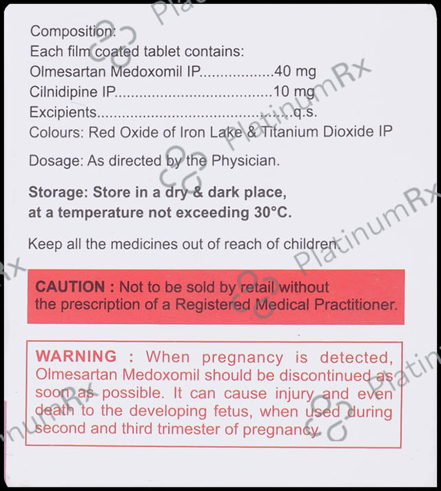 Olmin 40 LN 10/40mg Tablet 10s