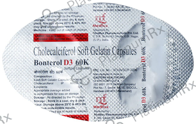 Bonterol D3 60K Softgel Capsule