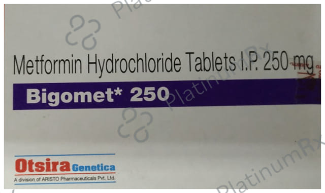Bigomet 250mg Tablet 10s