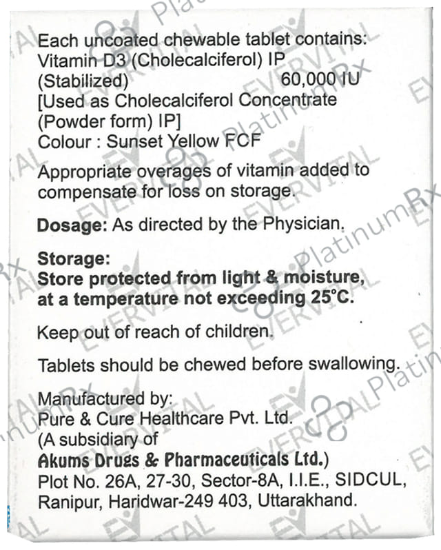 Chol-D Chewable Tablet 4s